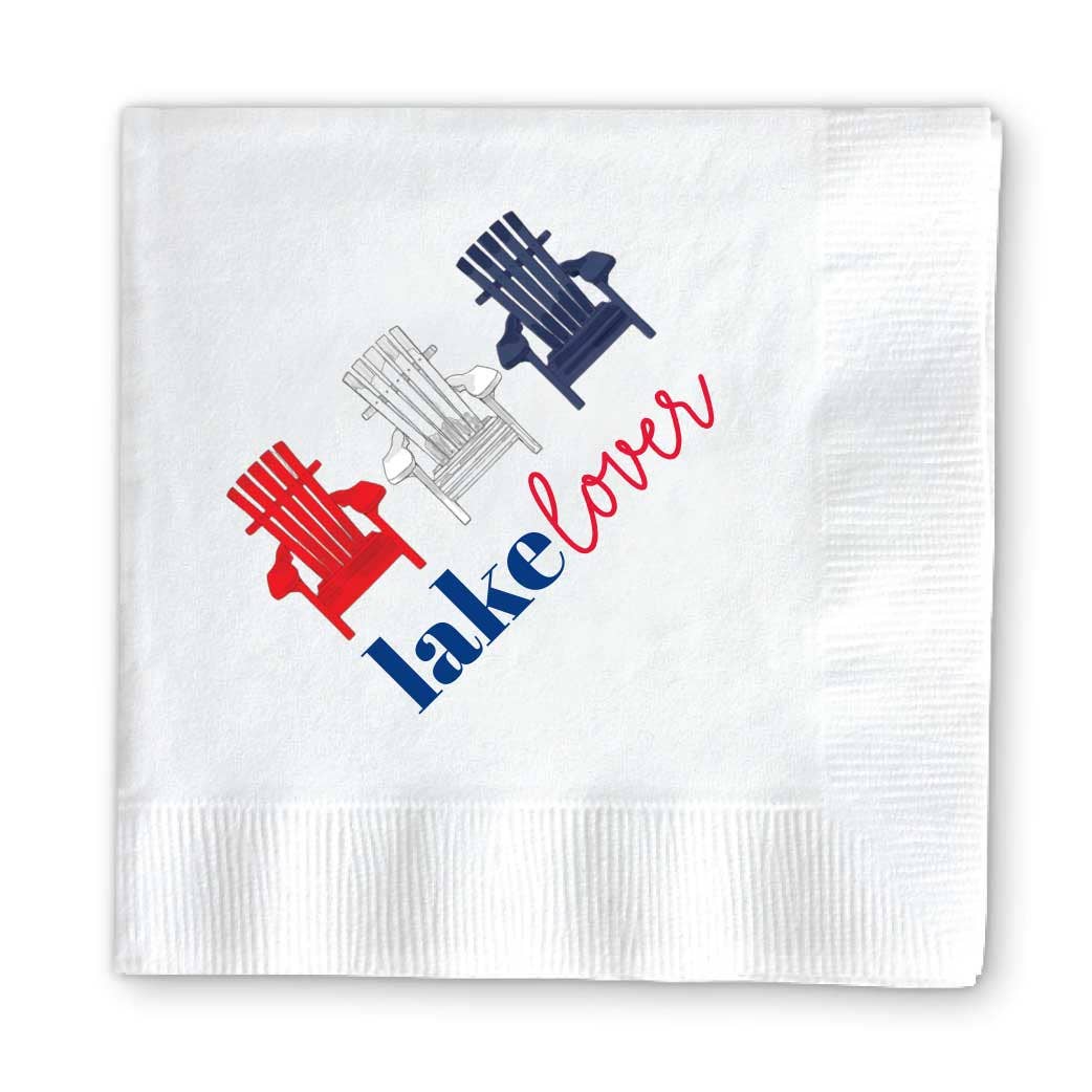 Lake Lover Napkins -The Pickleball Store at Auburn