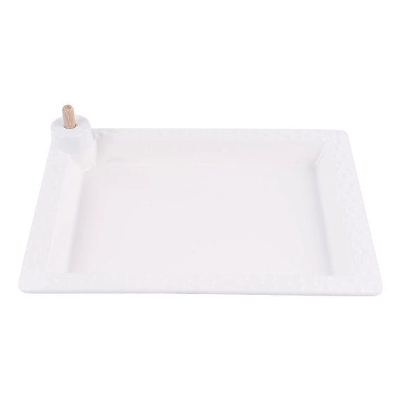 White Rectangular Platter -The Pickleball Store at Auburn