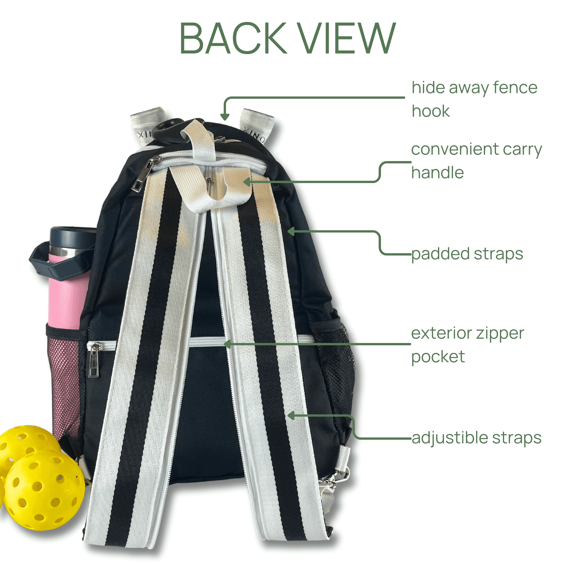 Teddi Pickleball Backpack -The Pickleball Store at Auburn