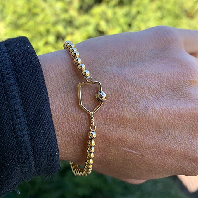Pickleball Beaded Stretch Bracelets -The Pickleball Store at Auburn