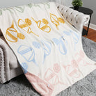 Pickleball Printed Cozy Soft Throw Blanket -The Pickleball Store at Auburn