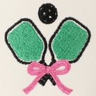 Pickleball Paddle Ribbon Embroidery Trucker Hat -The Pickleball Store at Auburn