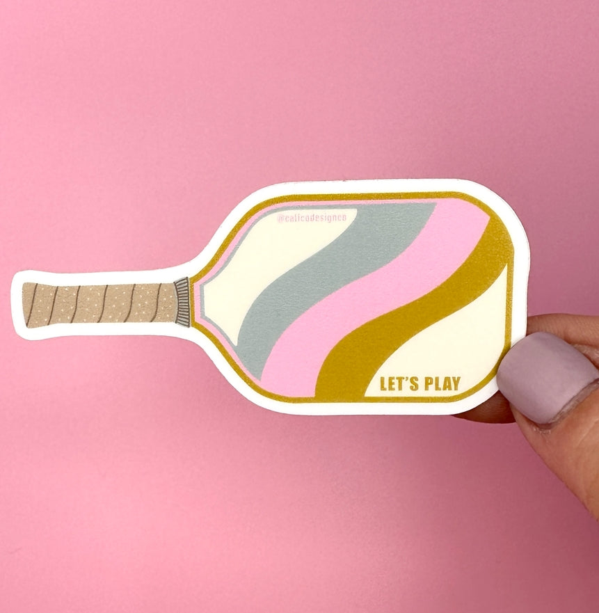 Pickleball Vinyl Stickers -The Pickleball Store at Auburn