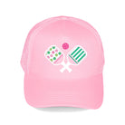 Pickleball Paddles Light Pink Trucker Hat -The Pickleball Store at Auburn