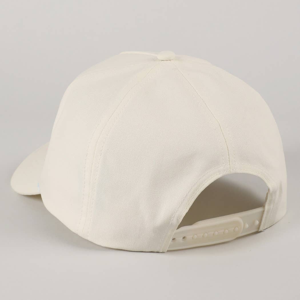 Pickleball Pad Ball Ribbon Embroidery Trucker Hat: LT BLUE / ONE SIZE -The Pickleball Store at Auburn