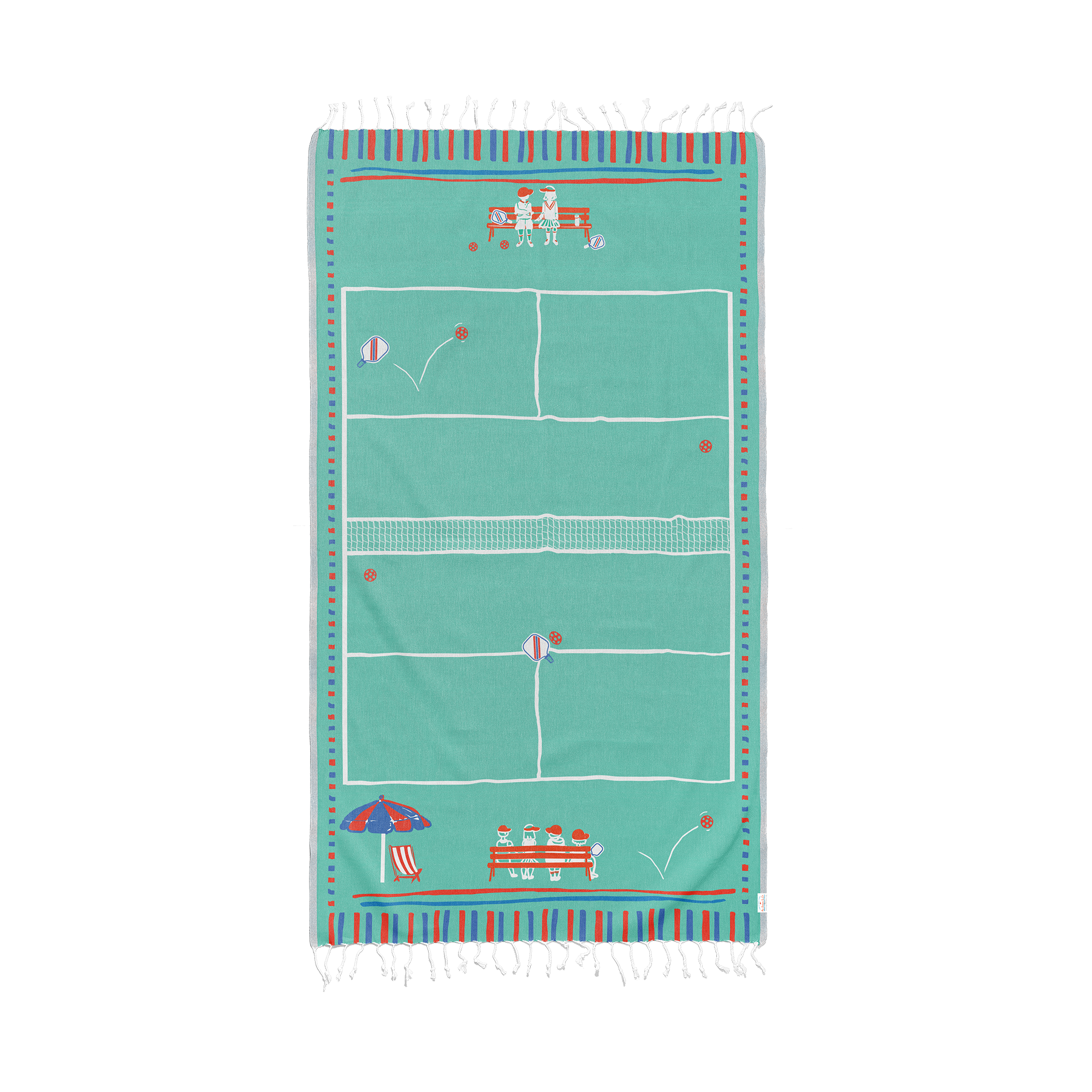 Pickleball Turkish Beach Towel -The Pickleball Store at Auburn