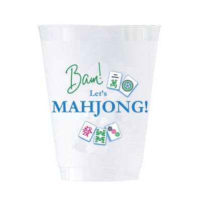 Let's Mahjong Shatterproof Cups -The Pickleball Store at Auburn