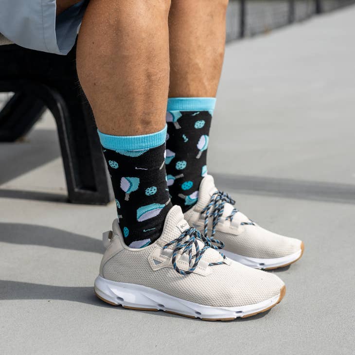 Men's Bamboo Pickleball Dress Socks -The Pickleball Store at Auburn