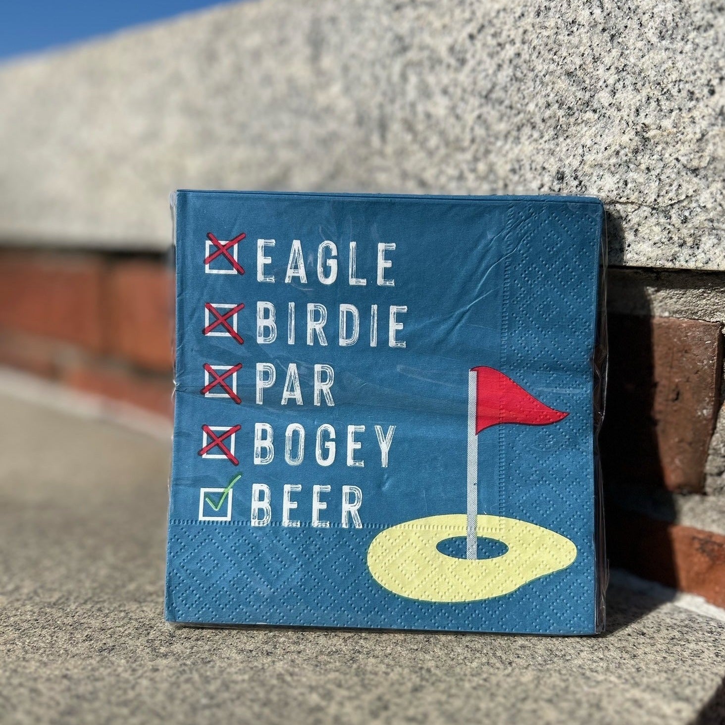 Mud Pie Golf Napkins -The Pickleball Store at Auburn