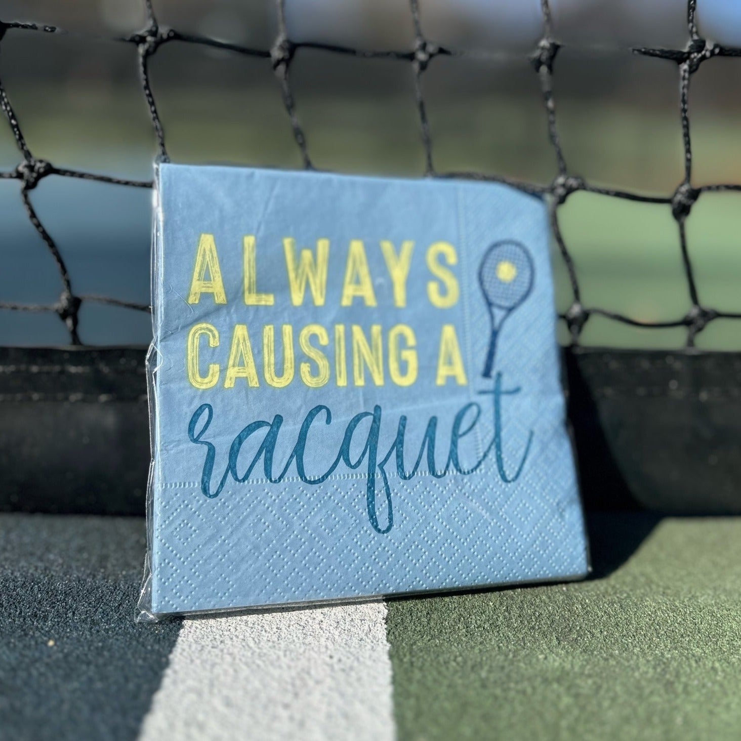 Mud Pie Tennis Napkins -The Pickleball Store at Auburn