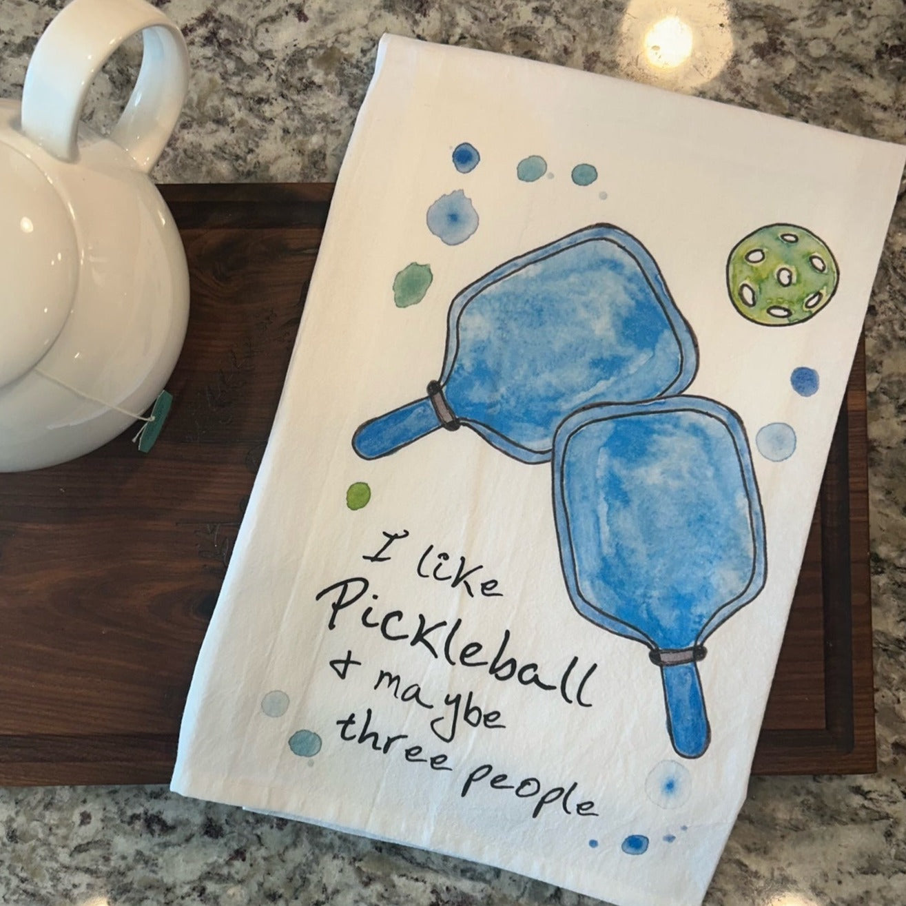 Pickleball Kitchen Dish Towels -The Pickleball Store at Auburn