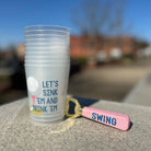Mud Pie Golf Party Cups with Opener Set -The Pickleball Store at Auburn
