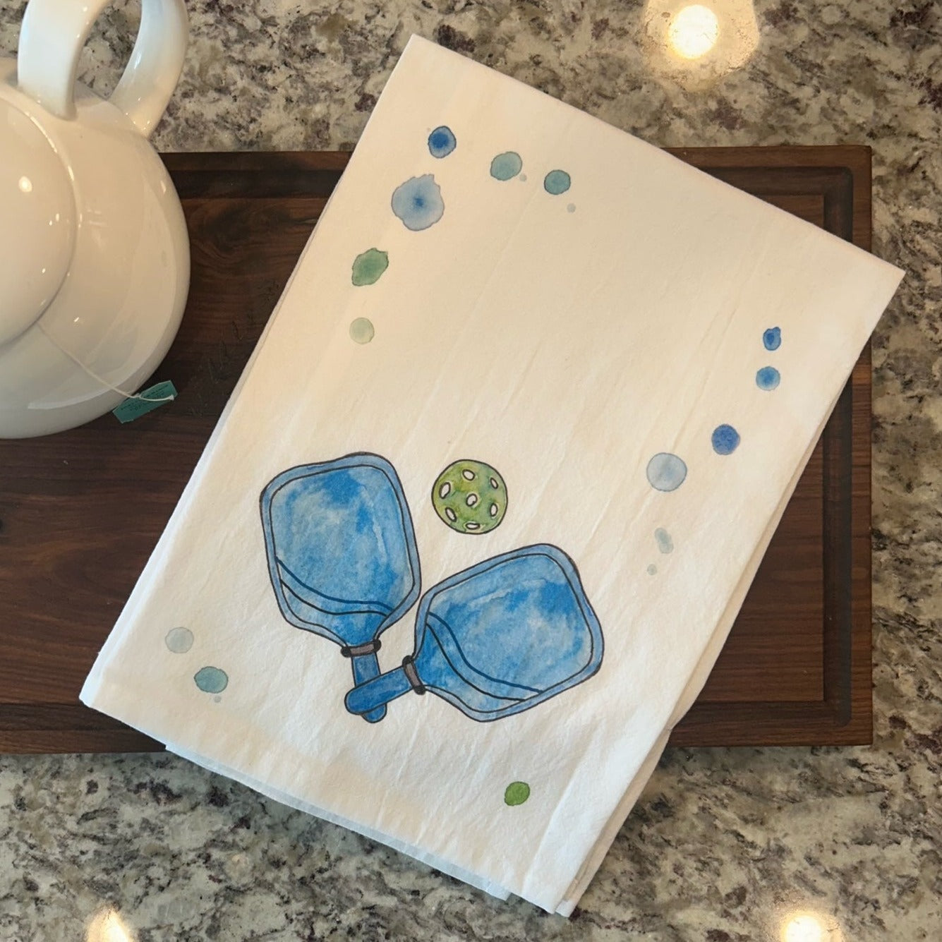Pickleball Kitchen Dish Towels -The Pickleball Store at Auburn