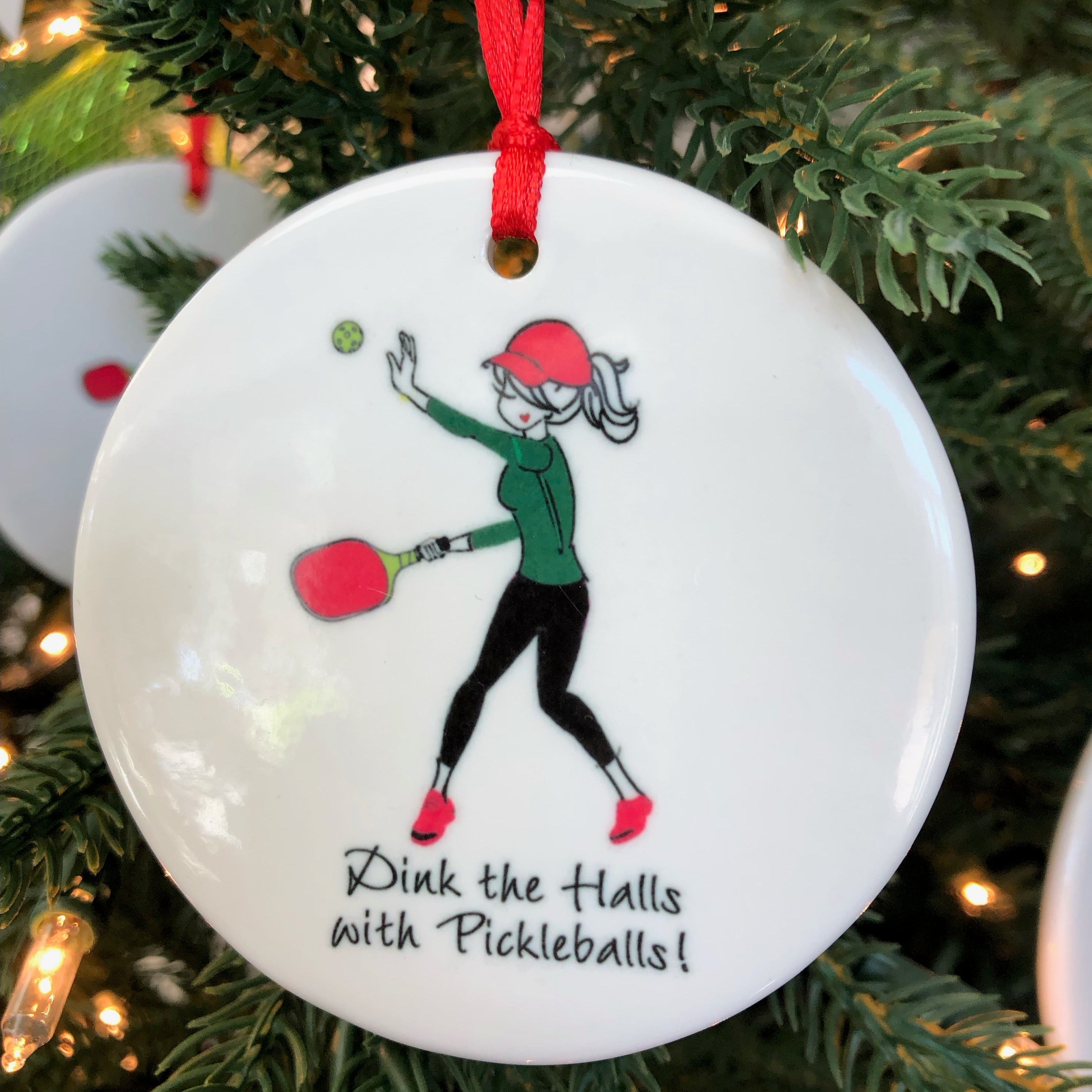 Dink the Halls with Pickleballs -Opelika/Auburn Pickleball Ornaments -The Pickleball Store at Auburn