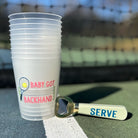 Mud Pie Tennis Party Cups with Opener Sets -The Pickleball Store at Auburn