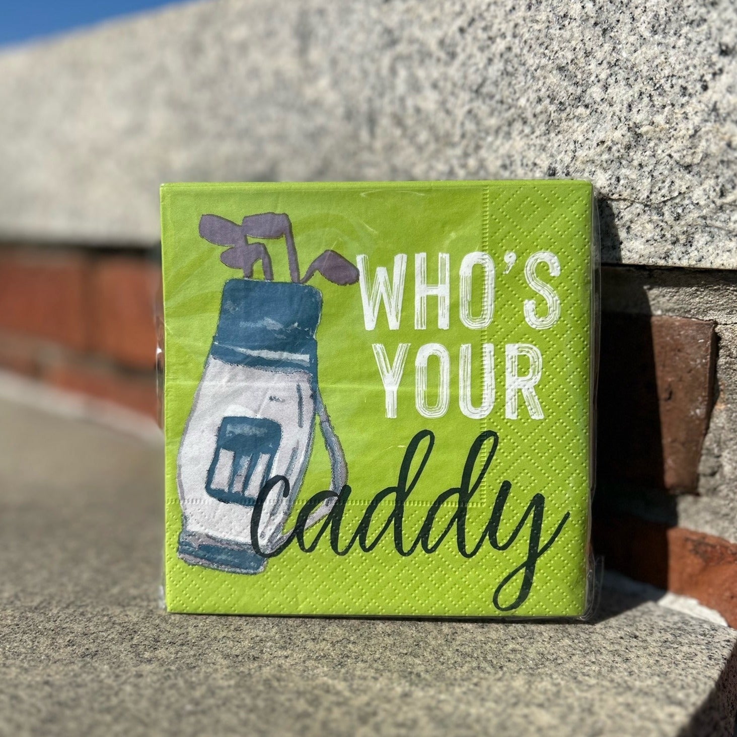 Mud Pie Golf Napkins -The Pickleball Store at Auburn
