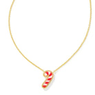 Candy Cane Short Pendant Necklace in Ivory Mother-of-Pearl -The Pickleball Store at Auburn