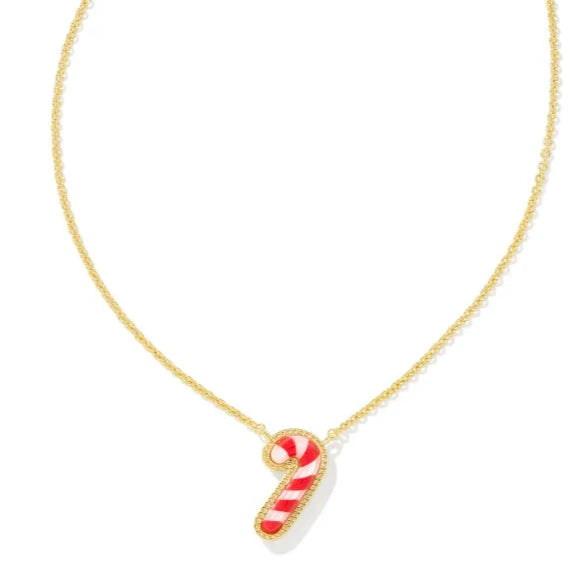 Candy Cane Short Pendant Necklace in Ivory Mother-of-Pearl -The Pickleball Store at Auburn