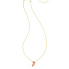 Candy Cane Short Pendant Necklace in Ivory Mother-of-Pearl -The Pickleball Store at Auburn