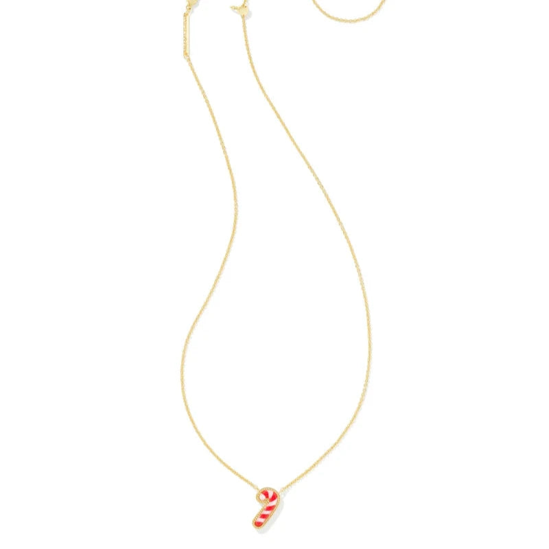 Candy Cane Short Pendant Necklace in Ivory Mother-of-Pearl -The Pickleball Store at Auburn