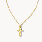 Cross Pendant Necklace in Gold -The Pickleball Store at Auburn