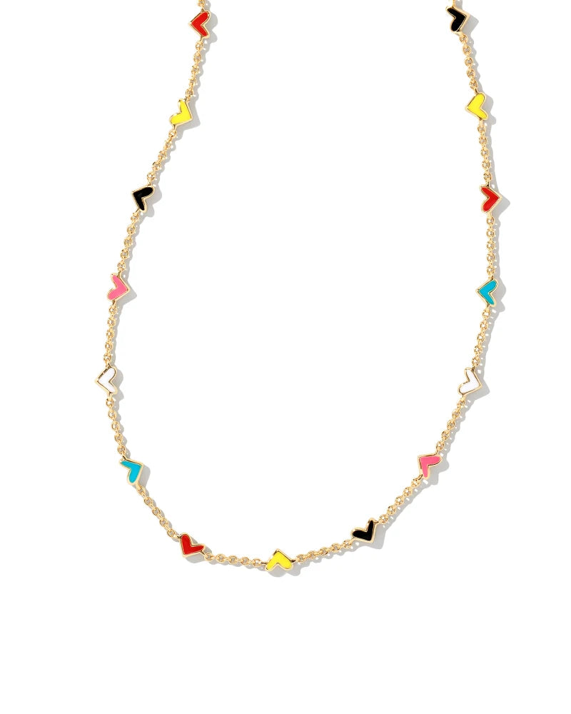 Ari Heart and Haven Heart Necklace Layering Set -The Pickleball Store at Auburn