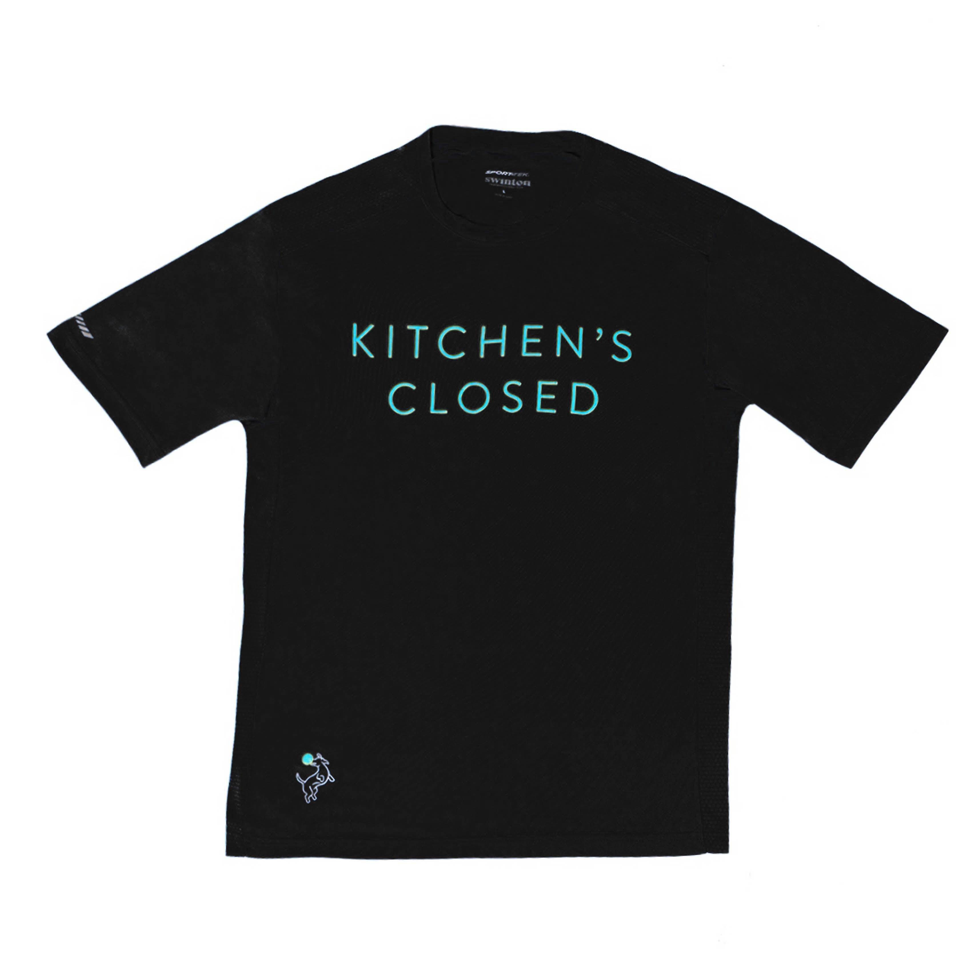 Men's Kitchen's Closed Performance Crew Black -The Pickleball Store at Auburn