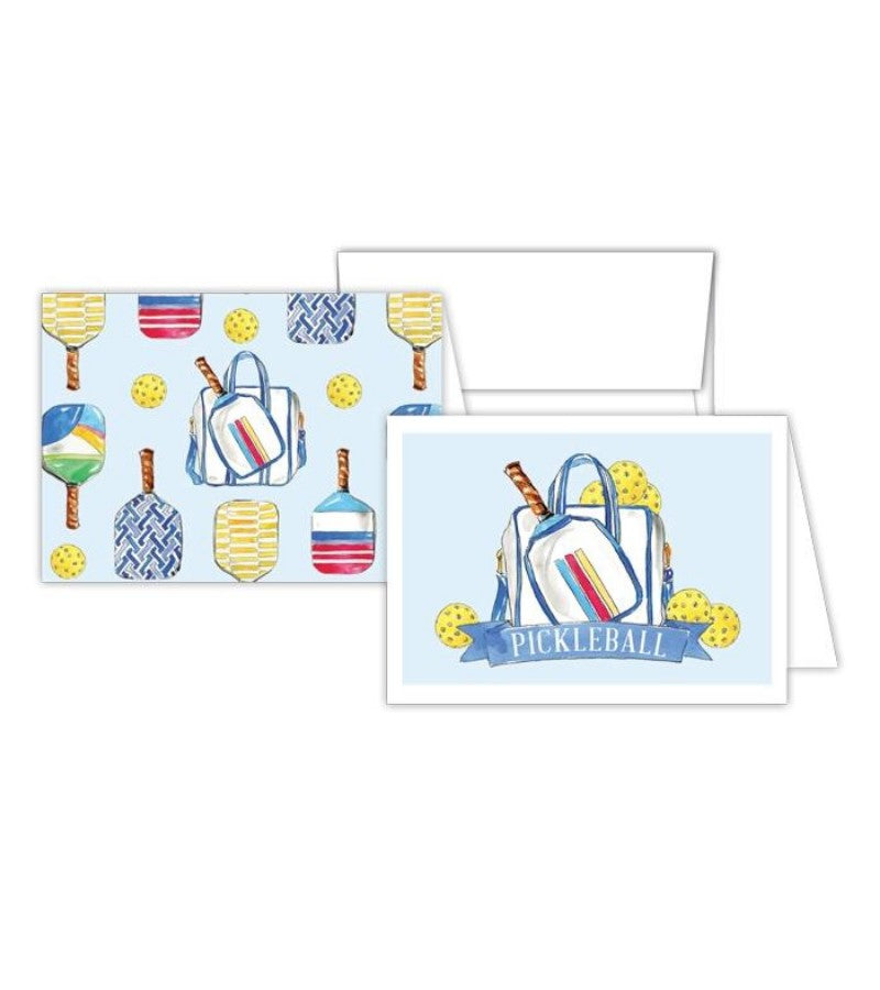 Handpainted Pickleball Equipment Bag Stationery Notes -The Pickleball Store at Auburn