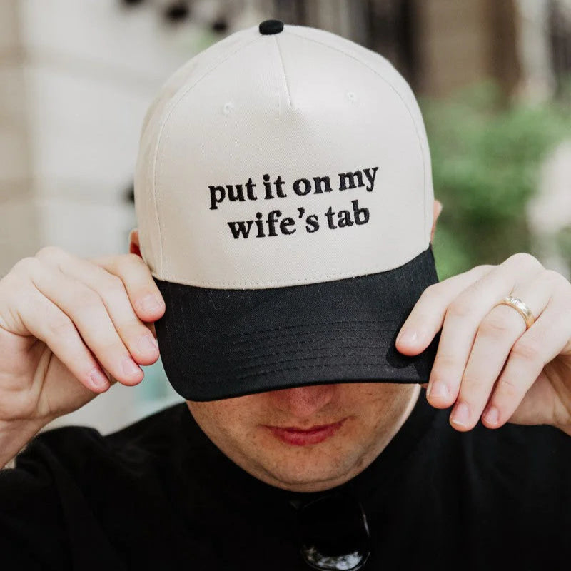 Put It On My Wife's Tab Vintage Hat -The Pickleball Store at Auburn