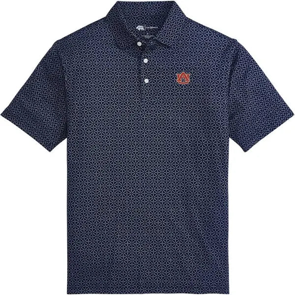 Pickleball Grey Birdie Strip Performance Polo -The Pickleball Store at Auburn