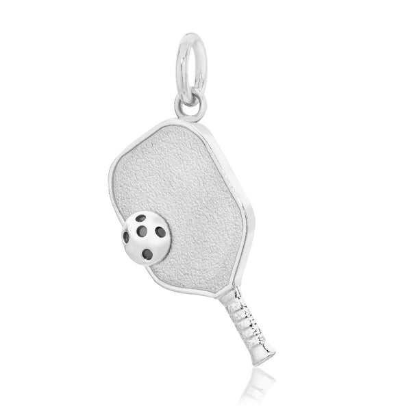 Sterling Silver Pickleball Pendant/Charm -The Pickleball Store at Auburn