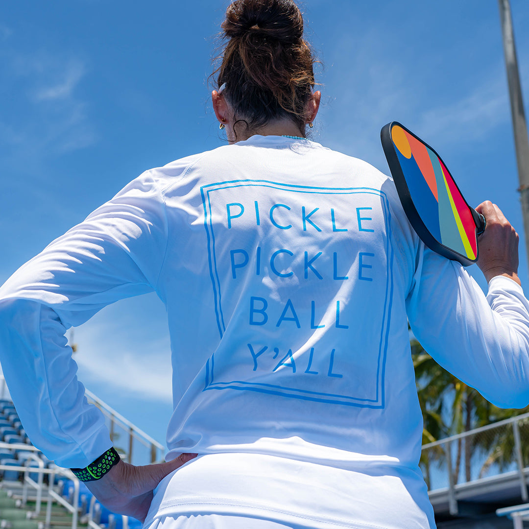 Pickle Pickle Ball Y'all UPF 50+ Long Sleeve Tee -The Pickleball Store at Auburn