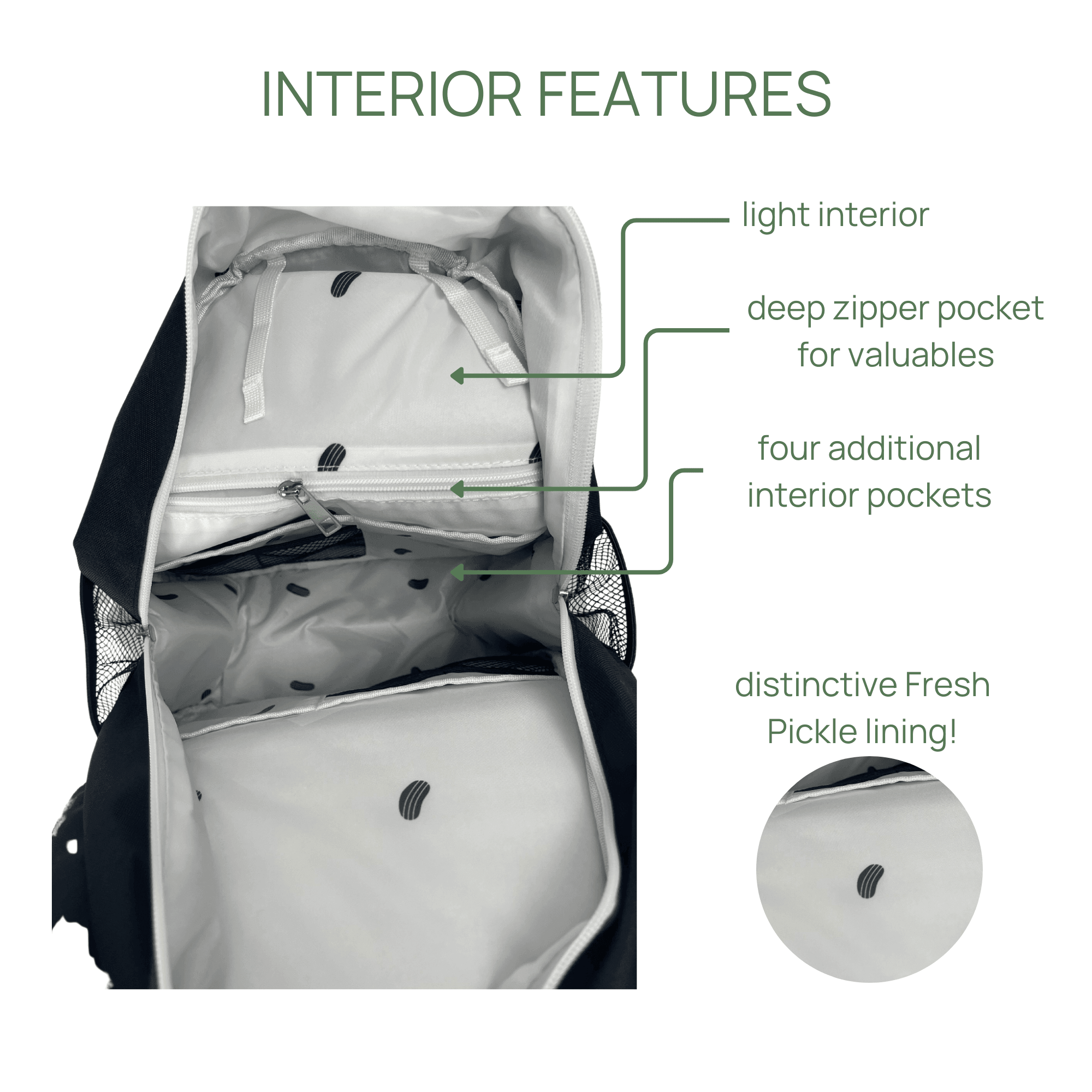 Teddi Pickleball Backpack -The Pickleball Store at Auburn