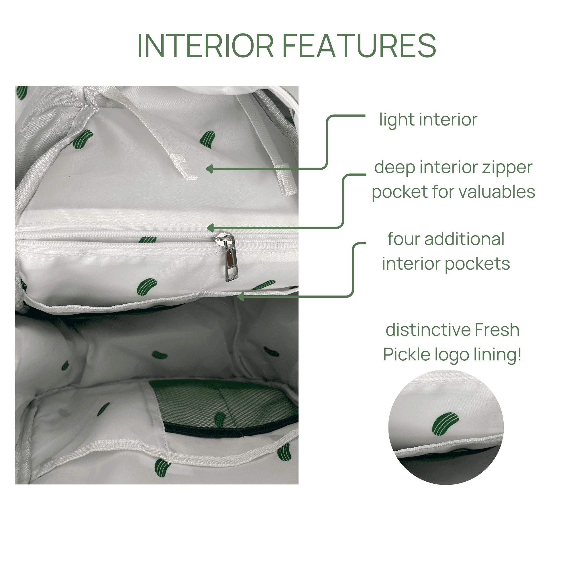 Teddi Pickleball Backpack -The Pickleball Store at Auburn