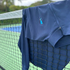 Court Performance Quarter Zip Pullover in Navy -The Pickleball Store at Auburn