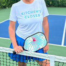 Women's White Lux Kitchen's Closed Tee -The Pickleball Store at Auburn