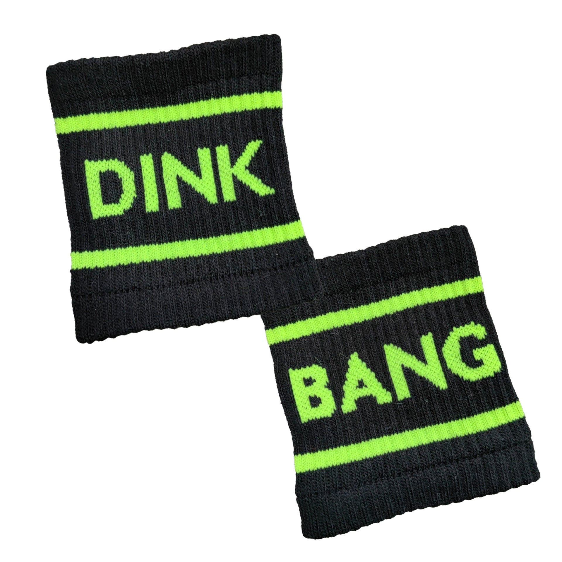 Black Dink & Bang Pickleball Wristbands -The Pickleball Store at Auburn
