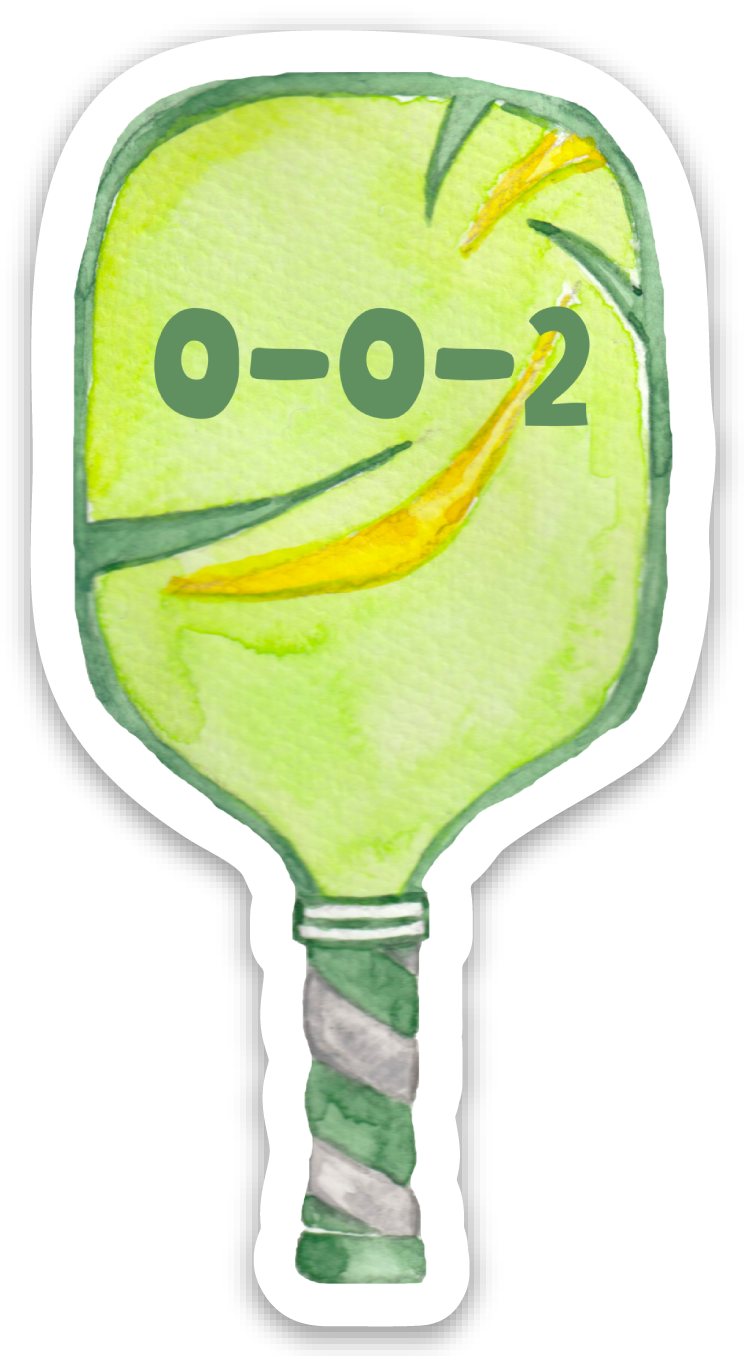 Pickleball Sticker - 002 -The Pickleball Store at Auburn