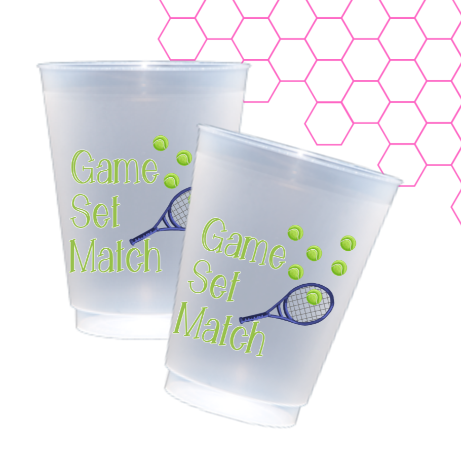 Tennis Frost Flex Plastic Cups -The Pickleball Store at Auburn