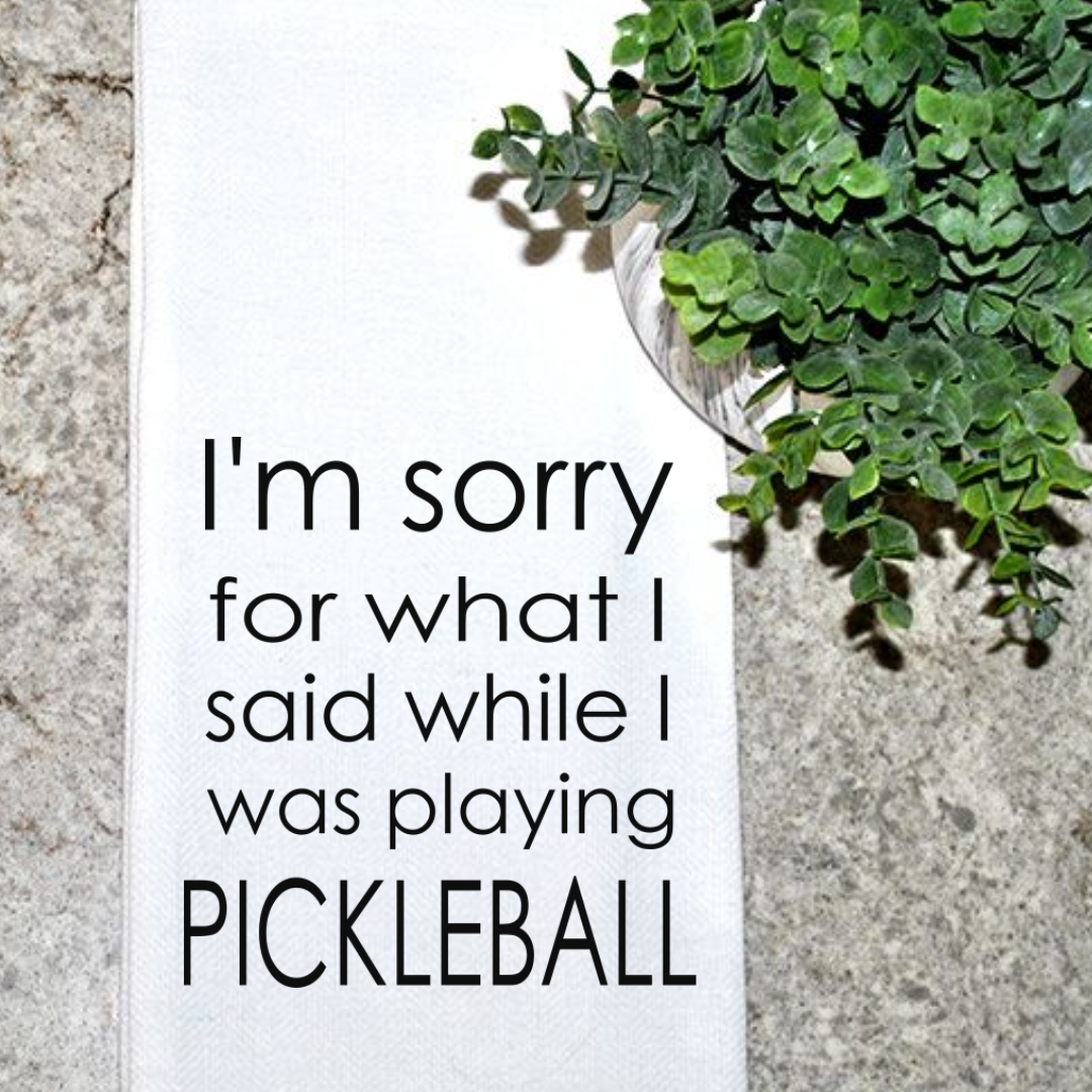 Pickleball Kitchen Tea Towels -The Pickleball Store at Auburn