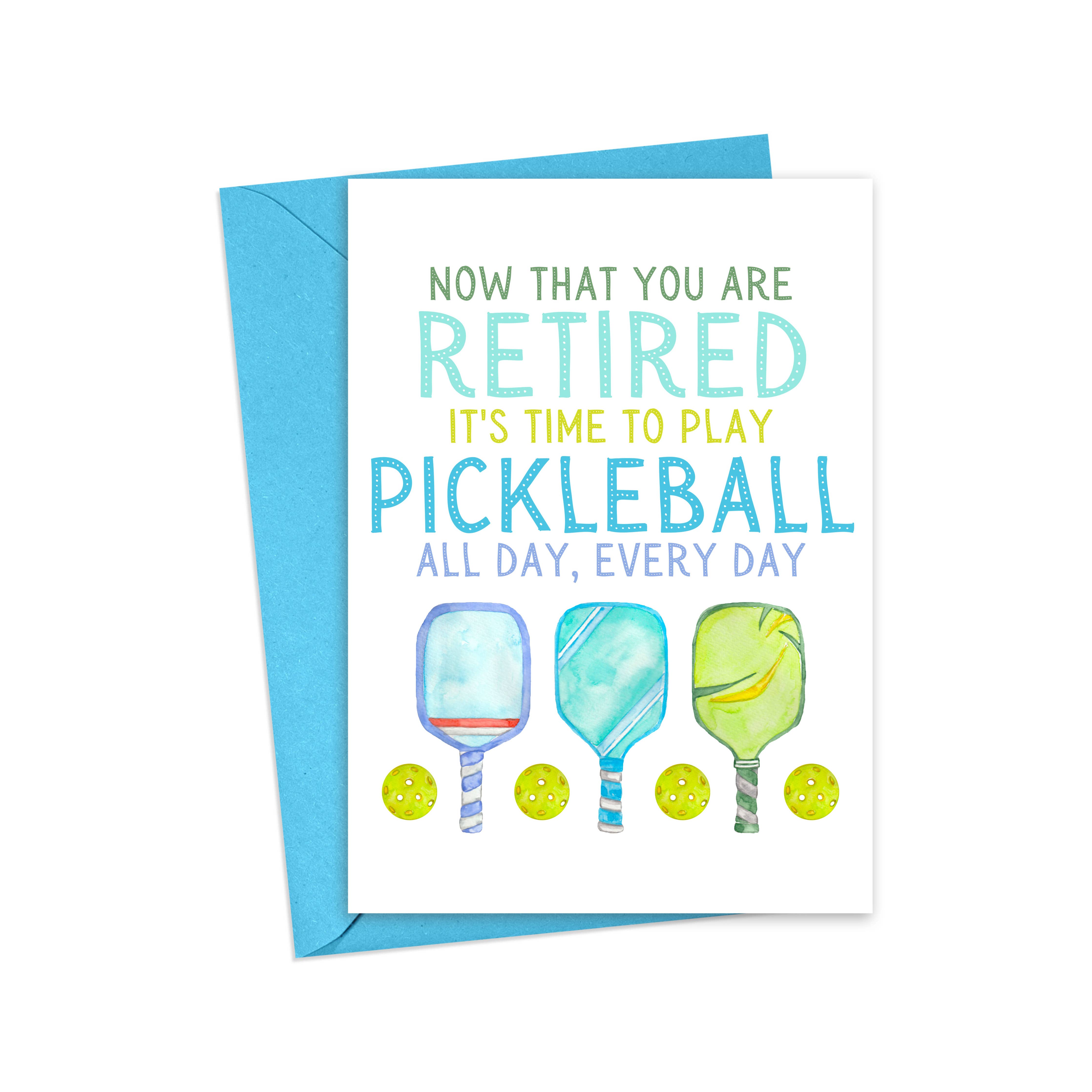 Pickleball Retirement Card -The Pickleball Store at Auburn