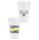 Tennis Styrofoam Cups -The Pickleball Store at Auburn