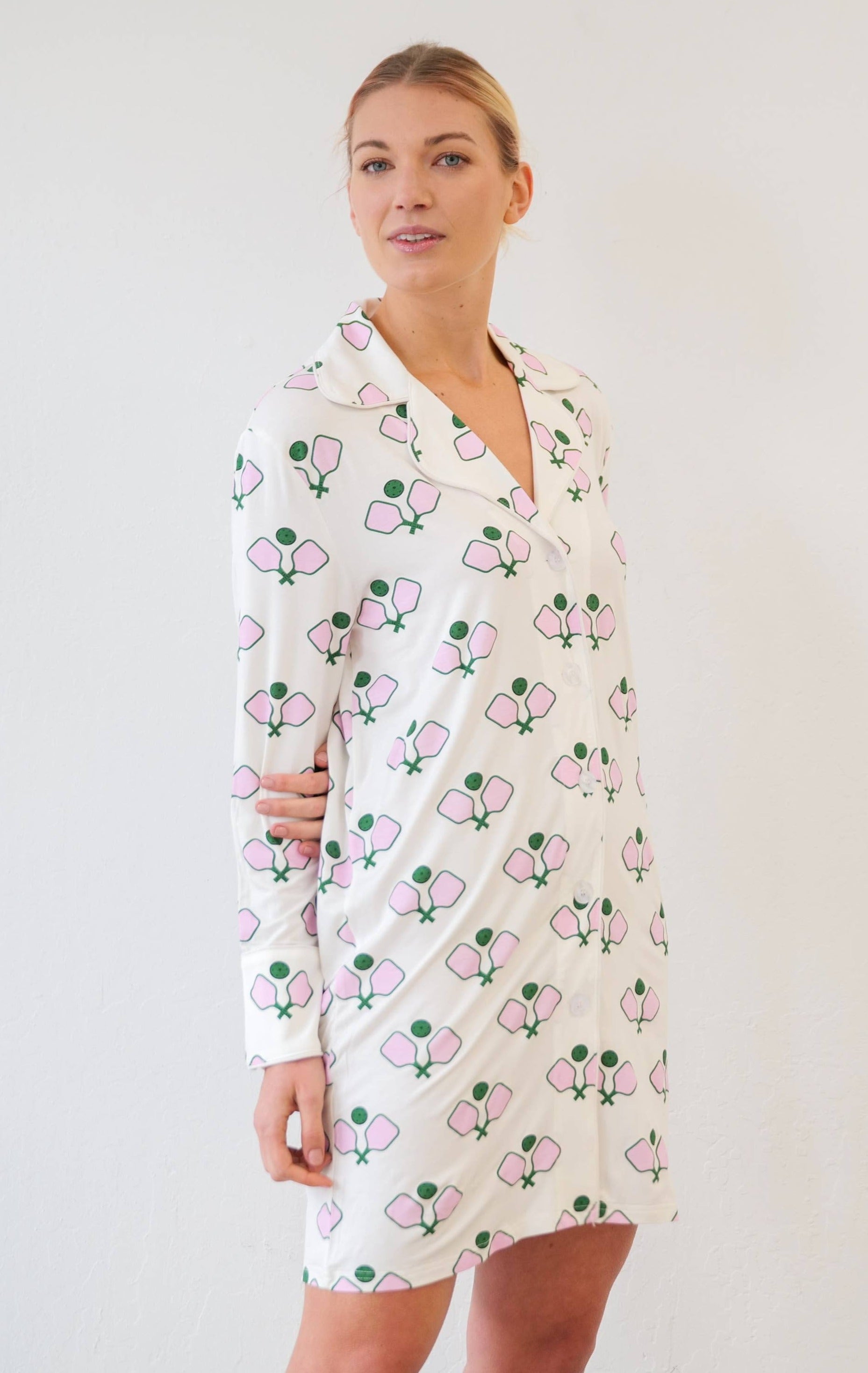 Pickleball Pajama Nightshirt -The Pickleball Store at Auburn