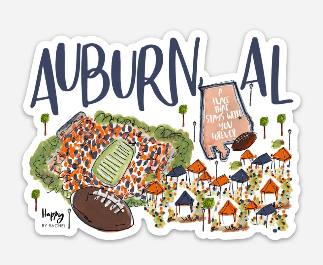 Auburn Alabama Magnet -The Pickleball Store at Auburn