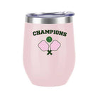 Pickleball Champions Insulated Pink Wine Tumbler -The Pickleball Store at Auburn