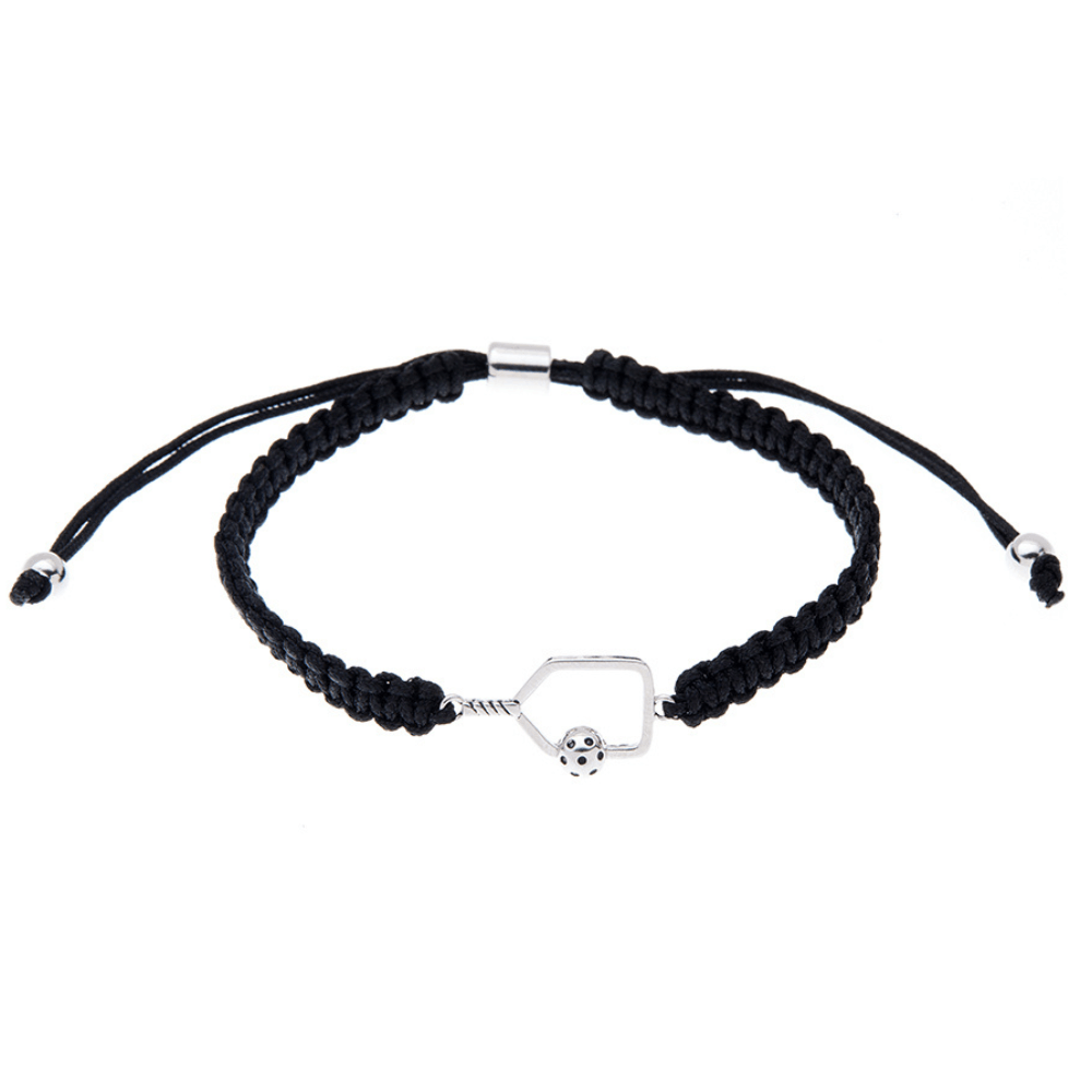 Pickleball Paddle Adjustable Rope Bracelet -The Pickleball Store at Auburn