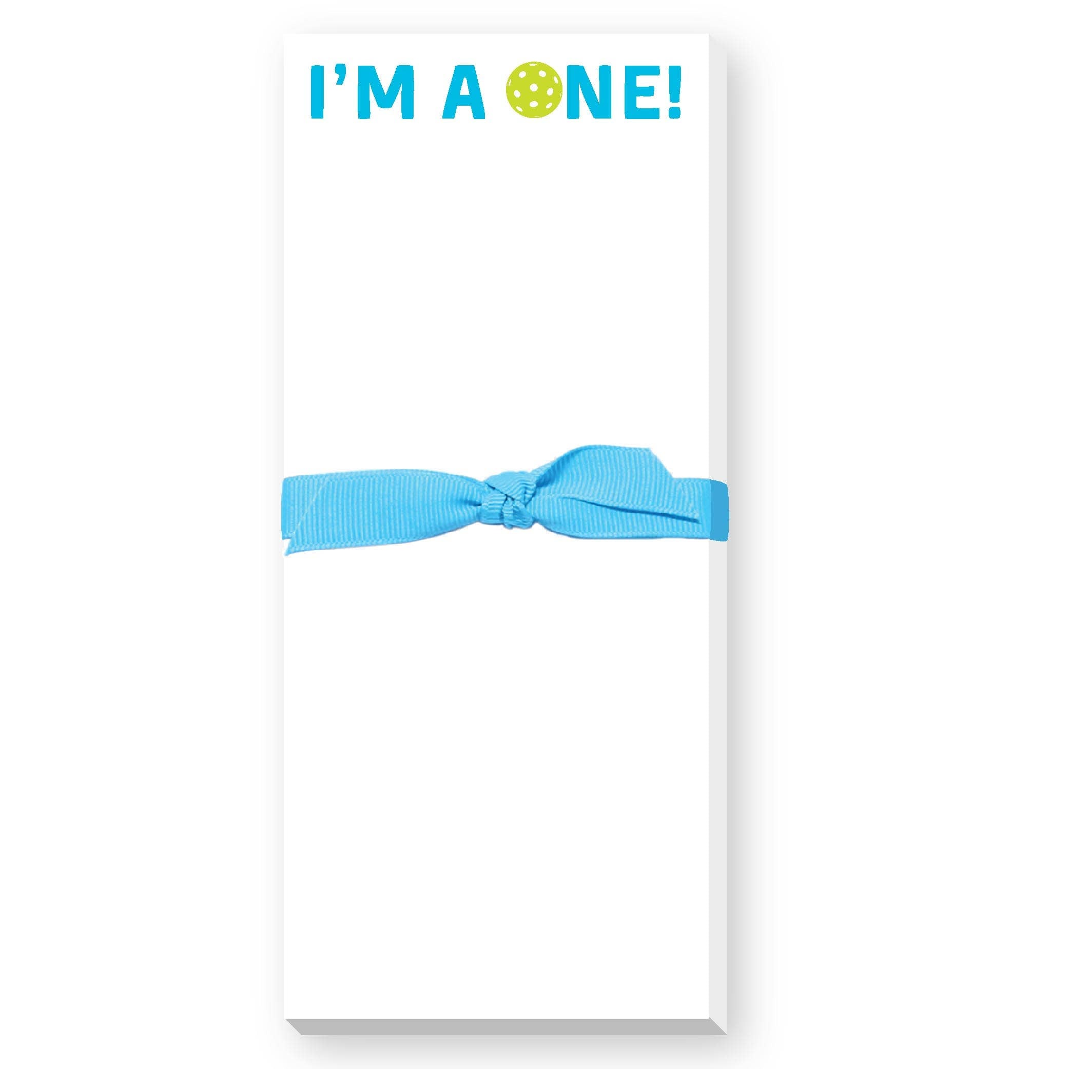I'm A One Pickleball Notepad -The Pickleball Store at Auburn