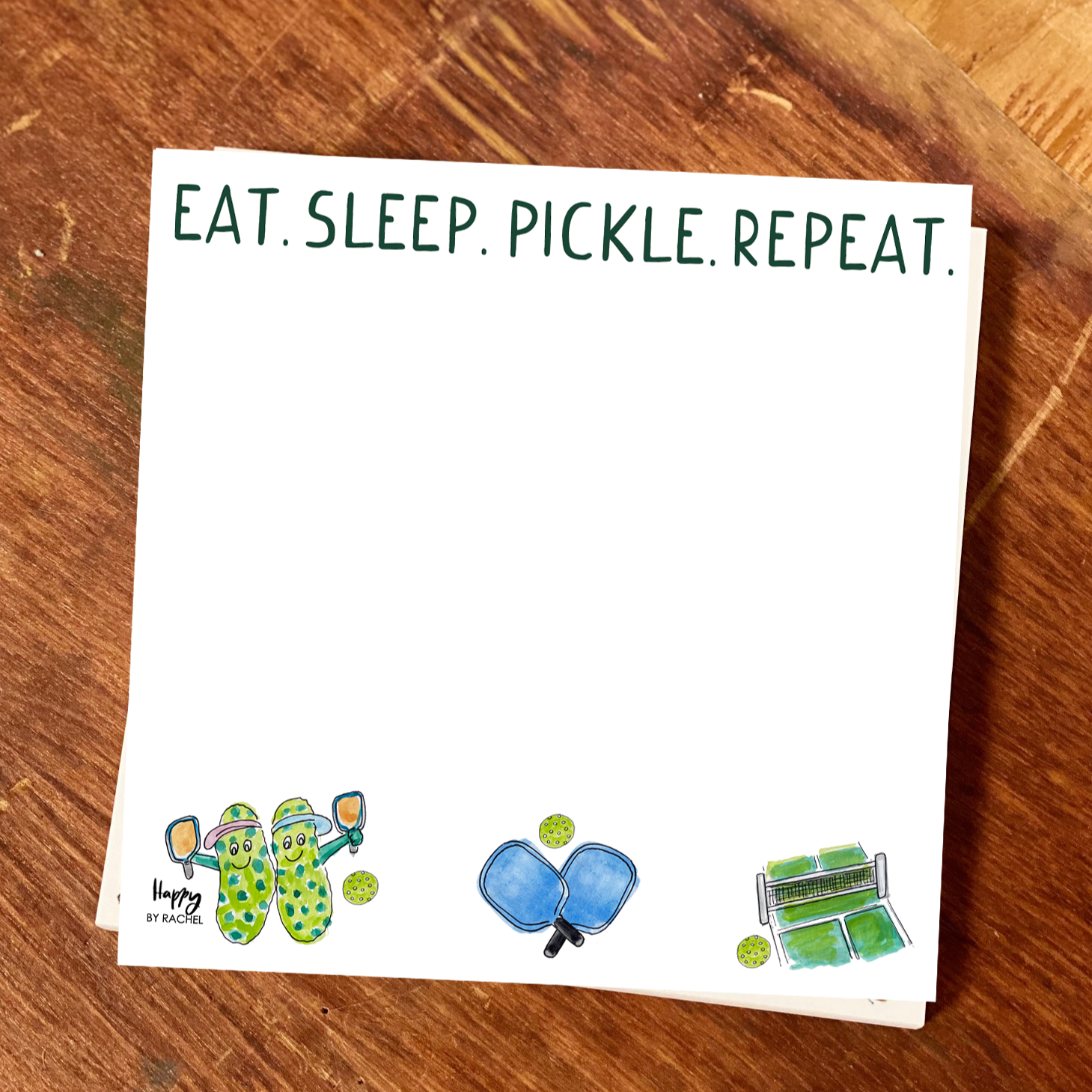 Pickleball Chunky Notepad -The Pickleball Store at Auburn