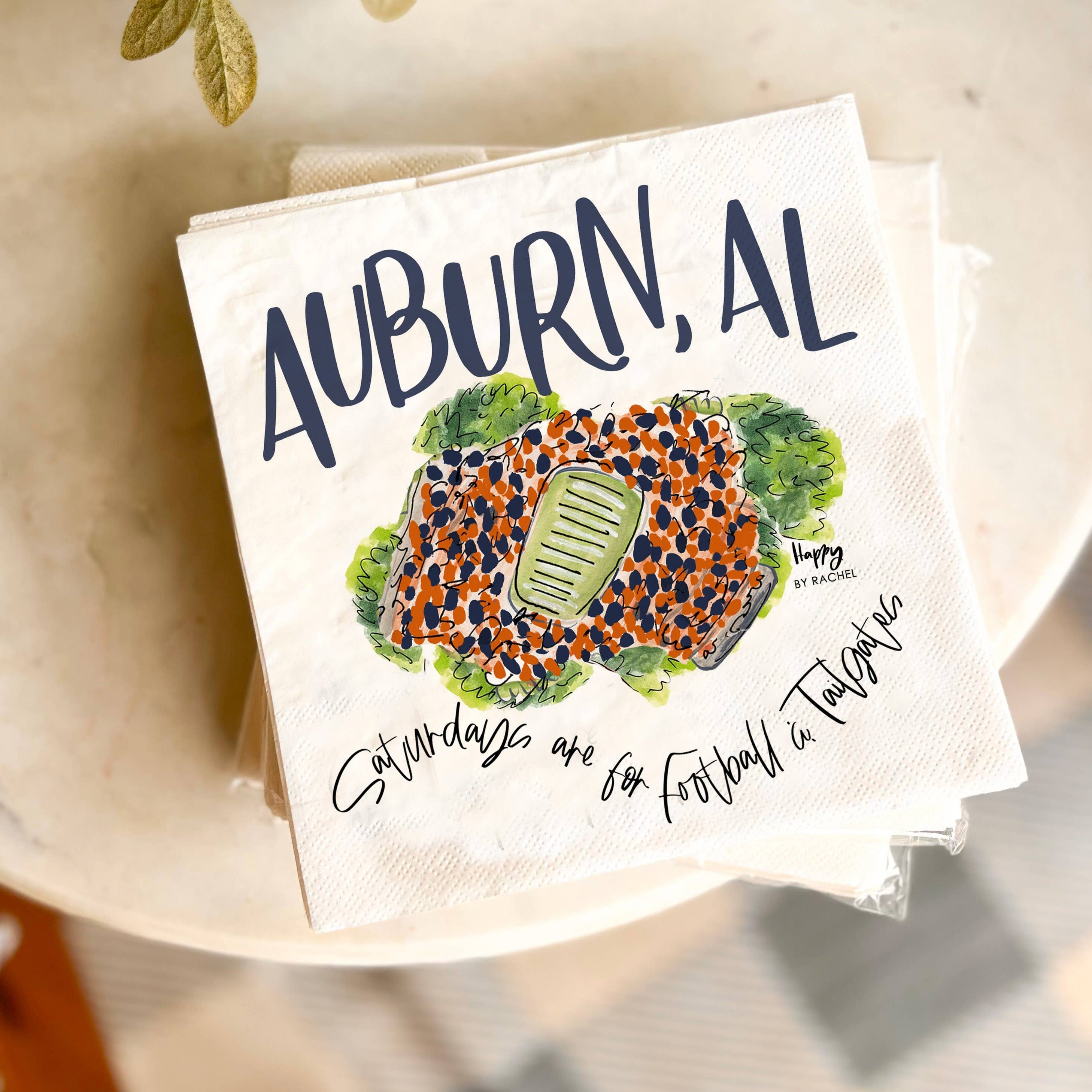 Auburn Alabama Napkins -The Pickleball Store at Auburn
